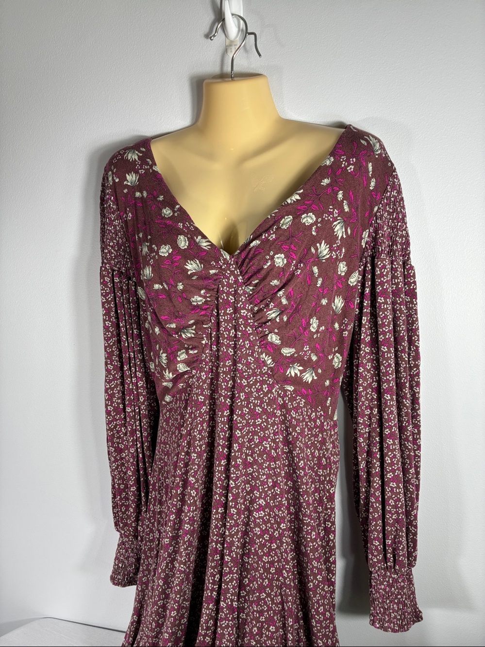 Free People Love Story Maxi Dress Size Large Prairie Boho - Picture 2 of 8